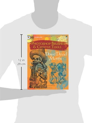 Photoshop Brushes & Creative Tools: Day of the Dead Motifs (Electronic Clip Art Photoshop Brushes),Used