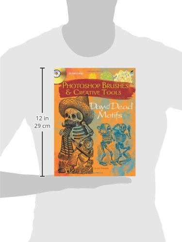 Photoshop Brushes & Creative Tools: Day of the Dead Motifs (Electronic Clip Art Photoshop Brushes),Used