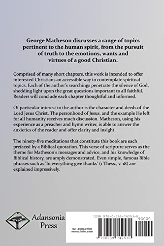 Searchings in the Silence: A Series of Devotional Meditations on Prayer and the Lord Jesus,Used