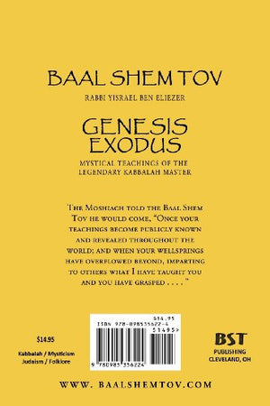 Baal Shem Tov Genesis Exodus,Used