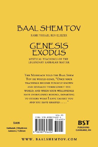 Baal Shem Tov Genesis Exodus,Used
