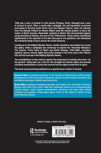 Forty Years of Sport and Social Change, 19682008: To Remember is to Resist (Sport in the Global Society  Contemporary Perspect,Used