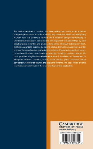 Relative Deprivation: Specification, Development, and Integration,Used