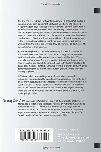 Colonialism Experienced: Vietnamese Writings on Colonialism, 19001931,Used