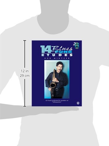 14 Blues & Funk Etudes: C Instrument (Flute, Guitar, Keyboard), Book & 2 Cds