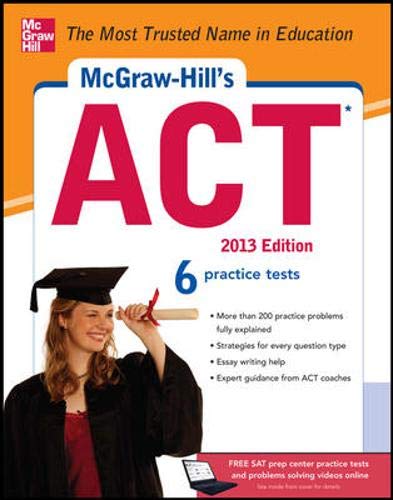McGrawHill's ACT, 2013 Edition,Used