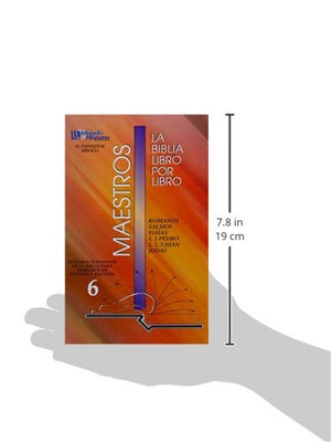 La Biblia Libro Por Libro: MaestrosJovenes y Adultos Libro 6 = Romanos, Salmos, Isaias, 1 y 2 Pedro, 1, 2, y 3 Juan, Judas (Spa,Used