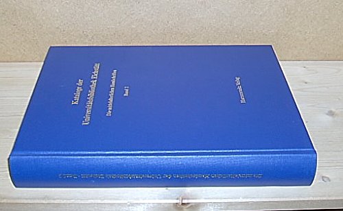 Kataloge Der Universitatsbibliothek Eichstatt / Die Mittelalterlichen Handschriften: Aus Cod. St 276  Cod. St 470 (German Editi,Used