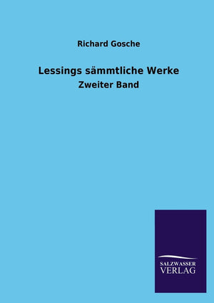 Lessings Sammtliche Werke (German Edition),Used