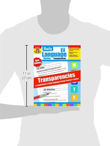 Daily Language Review Transparencies, Grade 6,Used