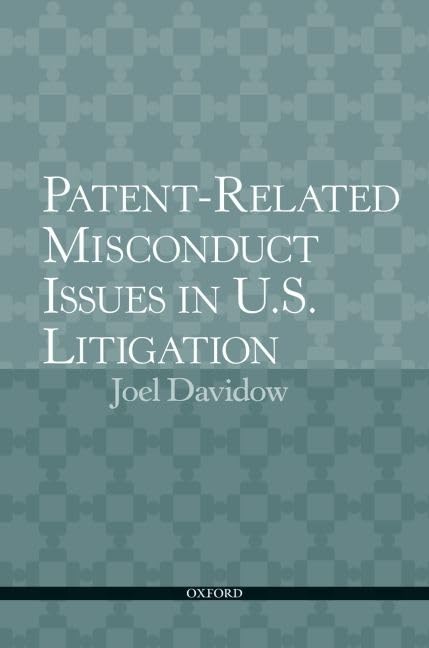PatentRelated Misconduct Issues in U.S. Litigation,Used