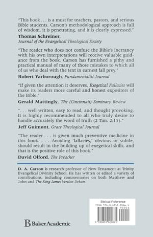 Exegetical Fallacies,New