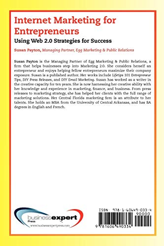 Internet Marketing for Entrepreneurs: Using Web 2.0 Strategies for Success (Small Business Management Collection) (Entrepreneurs,Used