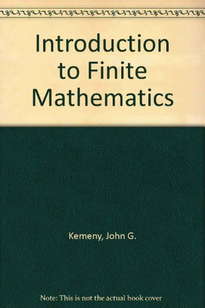 Introduction To Finite Mathematics,Used