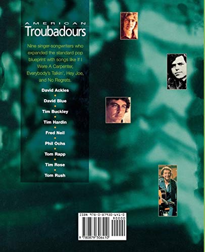 American Troubadours: Groundbreaking SingerSongwriters of the 60s,Used