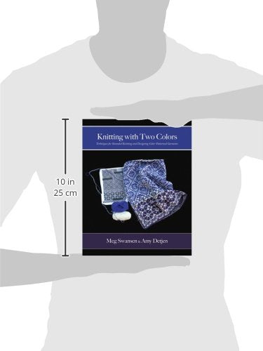 Knitting With Two Colors,Used