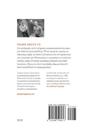 Weekend Language: Presenting With More Stories And Less Powerpoint,New