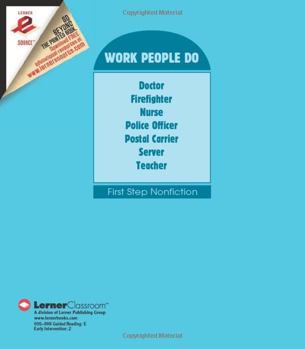 Server (First Step Nonfiction  Work People Do),Used