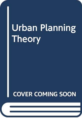 Urban planning theory (Community development series ; v. 15),Used