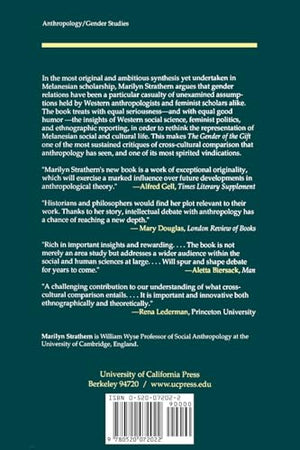 The Gender Of The Gift: Problems With Women And Problems With Society In Melanesia (Studies In Melanesian Anthropology) (Volume,New