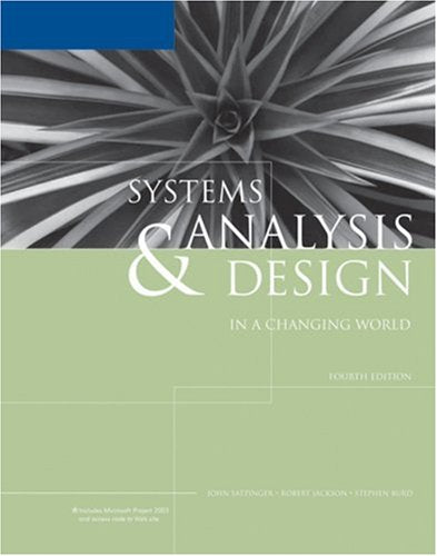 Systems Analysis & Design in a Changing World, Fourth Edition,Used