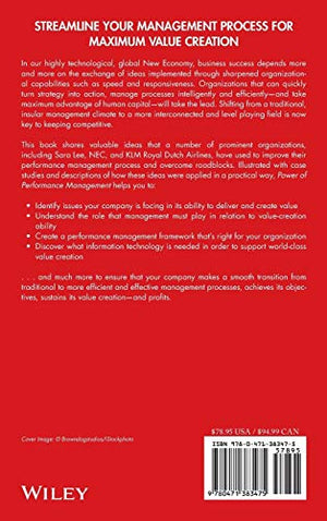 Power of Performance Management: How Leading Companies Create Sustained Value,Used