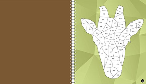 Brain Games  Sticker by Number: Animals (28 Images to Sticker),New