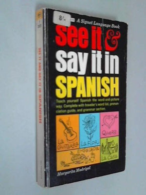 See It And Say It In Spanish,Used