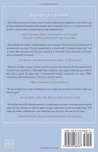 Energy Leadership: Transforming Your Workplace and Your Life from the Core,Used