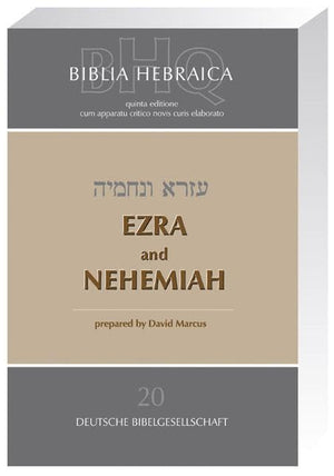 Biblia Hebraica Quinta (BHQ): 20. Ezra and Nehemiah (Greek, Hebrew and English Edition),Used