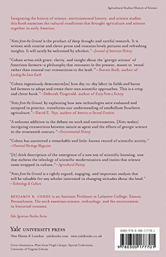 Notes from the Ground: Science, Soil, & Society in the American Countryside (Yale Agrarian Studies Series),Used
