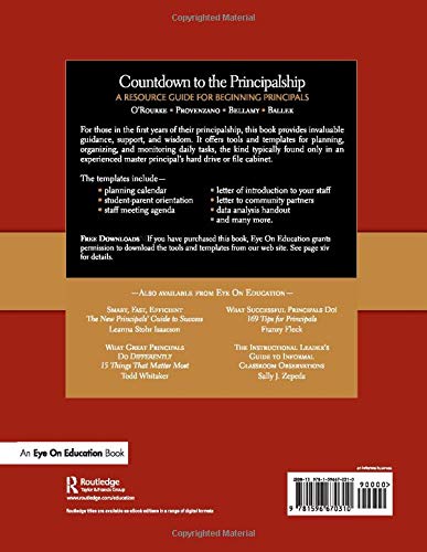 Countdown to the Principalship: How Successful Principals Begin Their School Year,Used