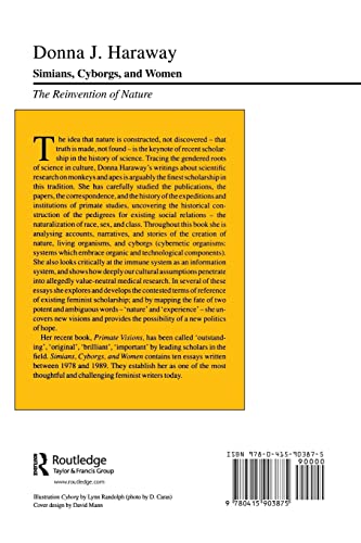 Simians, Cyborgs, and Women: The Reinvention of Nature,Used