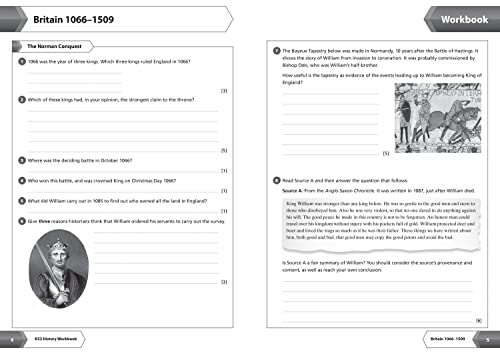 KS3 History Workbook,Used