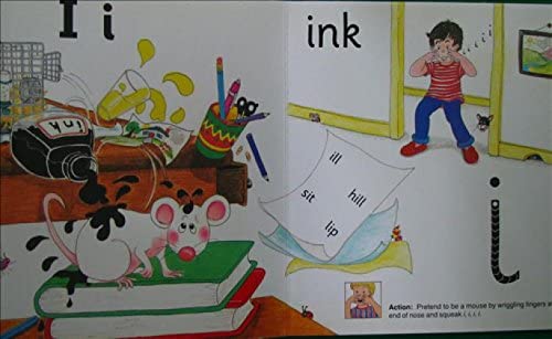 Finger Phonics Book 1 (Jolly Phonics: Finger Phonics) (S,A,T,I,P,N)
