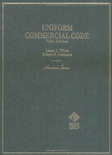 Uniform Commercial Code (Hornbook Series),Used