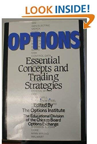Options: Essential Concepts and Trading Strategies-New Condition