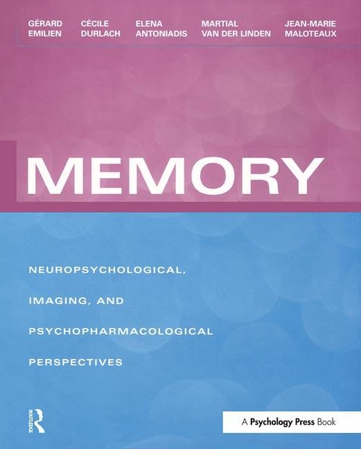 Memory: Neuropsychological, Imaging and Psychopharmacological Perspectives,Used