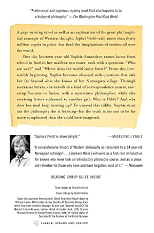 Sophie'S World: A Novel About The History Of Philosophy (Fsg Classics),New