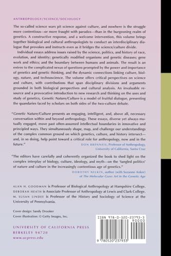 Genetic Nature/Culture: Anthropology And Science Beyond The Twoculture Divide