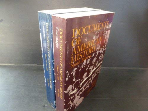Documents of American history,Used