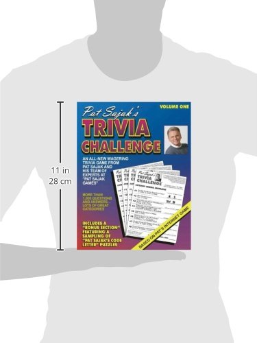 Pat Sajak's Trivia Challenge: A Fun Collection of Trivia Games and Puzzles from Pat Sajak,Used