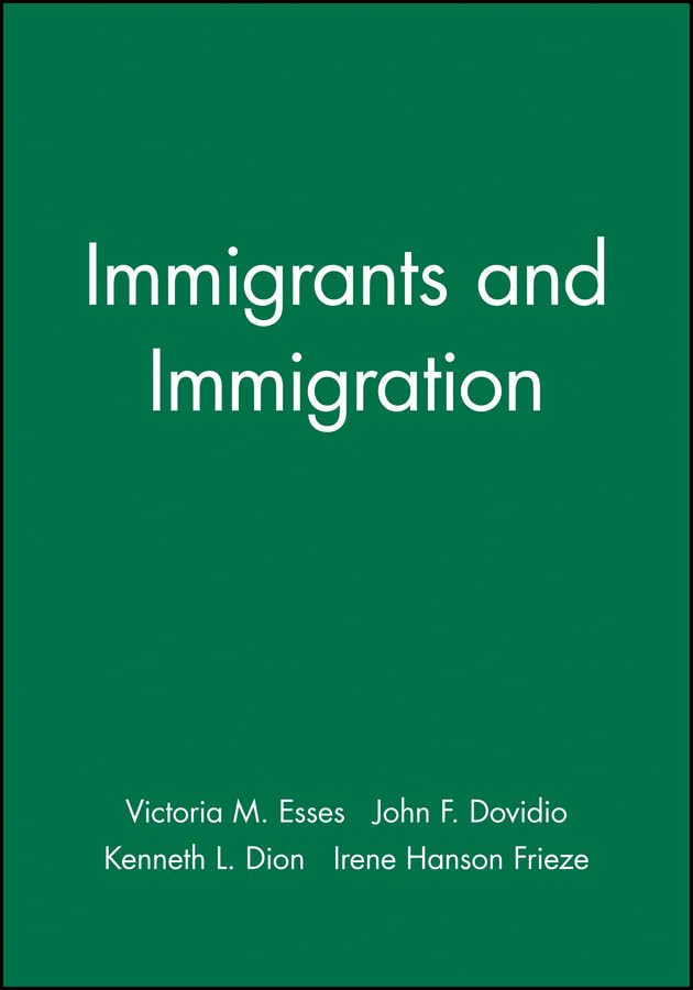 Immigrants and Immigration (Journal of Social Issues),Used