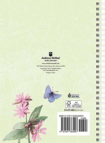 Marjolein Bastin Nature's Inspiration 2022 Monthly/Weekly Planner Calendar,New