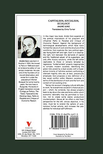 Capitalism, Socialism, Ecology,Used