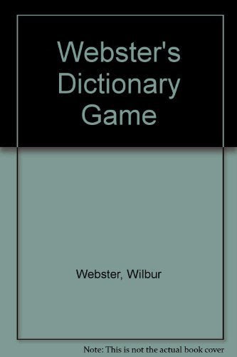 Webster'S Dictionary Game,Used