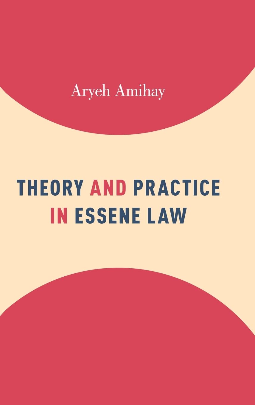 Theory and Practice in Essene Law,Used