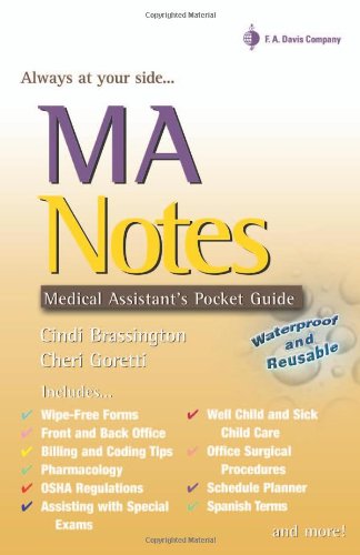 Ma Notes: Medical Assistant'S Pocket Guide
