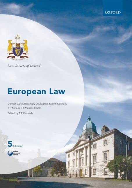 European Law (Law Society Of Ireland Manuals),Used