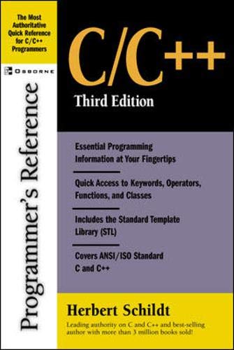 C/C++ Programmer's Reference, Third Edition,Used